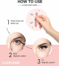 Nepwimpers - Nep Wimpers - Valse Wimpers - Lashes - False Lashes - Magnetische Wimpers - Magnetische Eyeliner - Miami -Modecosmetica Winkel 1081x1200