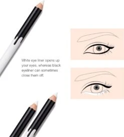Witte Soft Eyeliner - 2 Stuks - Zachte Eyeliner - White Eyeliner - 2 Pieces - 14 Witte Soft Eyeliner - 2 Stuks - Zachte Eyeliner - White Eyeliner - 2 Pieces - -Modecosmetica Winkel 1088x1200 2