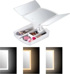 Merkloos Make-up Organizer Met Spiegel En LED Van METU-Online - Make Up Opberger - Make Up Spiegel Met Led Lamp - Makeup Opbergdoos - Make-up Spiegel Wit - Make Up Spiegel Met Verlichting En Usb - Make Up Koffer - Make Up Tafel - Make Up Organizer 14 Merkloos Make-up Organizer Met Spiegel En LED Van METU-Online - Make Up Opberger - Make Up Spiegel Met Led Lamp - Makeup Opbergdoos - Make-up Spiegel Wit - Make Up Spiegel Met Verlichting En Usb - Make Up Koffer - Make Up Tafel - Make Up Organizer -Modecosmetica Winkel 1140x1200 4