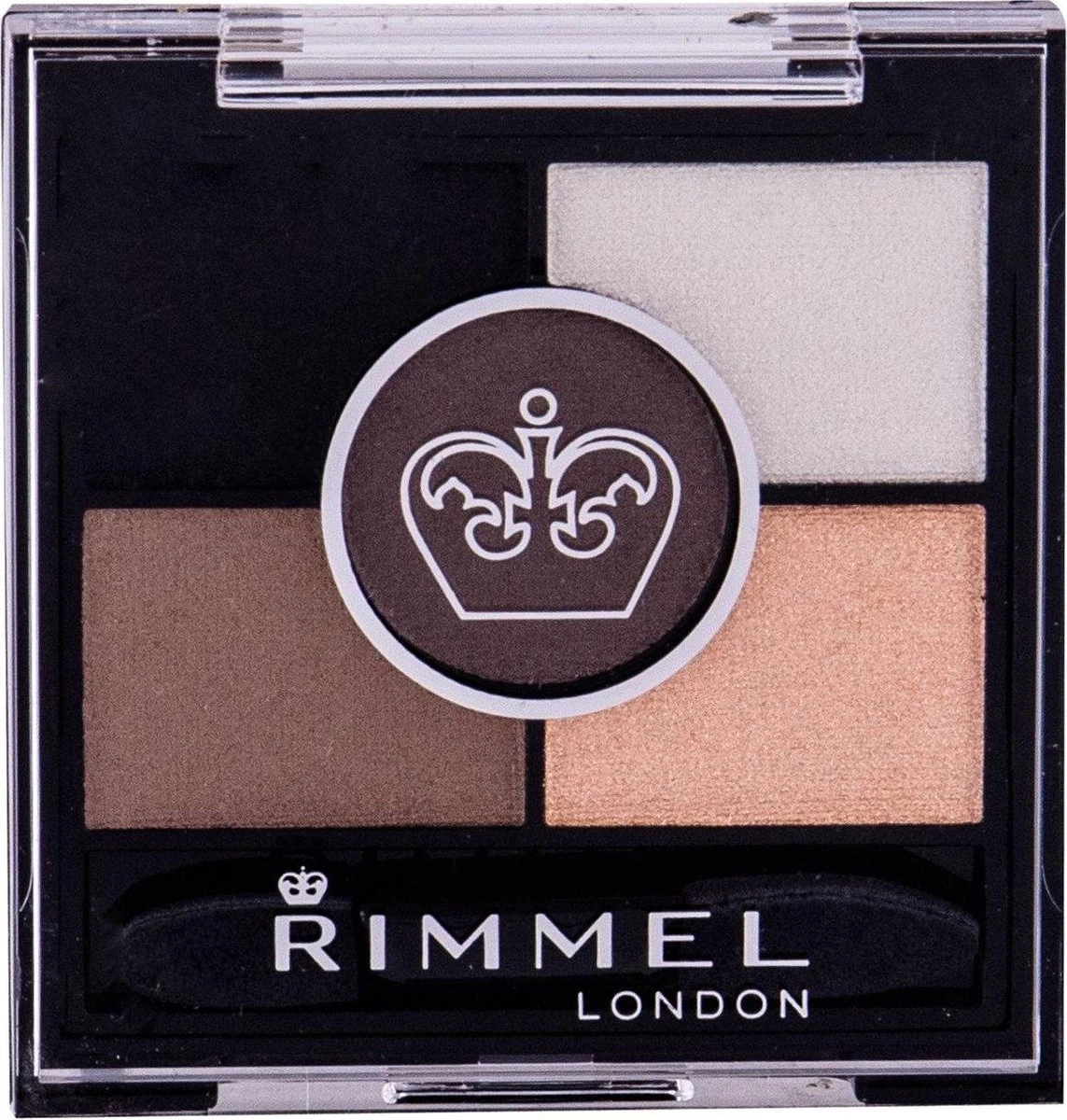Rimmel London Glam'Eyes HD Pentad Oogschaduw - 023 Foggy Grey 4 Rimmel London Glam'Eyes HD Pentad Oogschaduw - 023 Foggy Grey - Afbeelding 2