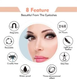 Nepwimpers - Nep Wimpers - Valse Wimpers - Lashes - False Lashes - Magnetische Wimpers - Magnetische Eyeliner - Miami -Modecosmetica Winkel 1164x1200