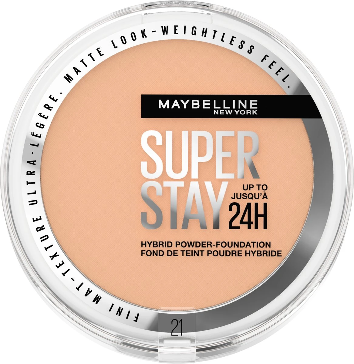 Maybelline New York - SuperStay 24H Hybrid Powder Foundation - 21 - Langhoudende Poeder Foundation 3 Maybelline New York - SuperStay 24H Hybrid Powder Foundation - 21 - Langhoudende Poeder Foundation