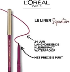L’Oréal Paris Make-Up Designer Le Liner Signature 08 Taupe Grey Tweed – Grijs Waterproof Oogpotlood - 5,4 Gr. 15 L’Oréal Paris Make-Up Designer Le Liner Signature 08 Taupe Grey Tweed – Grijs Waterproof Oogpotlood - 5,4 Gr. -Modecosmetica Winkel 1174x1200 3
