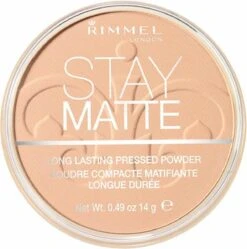 Rimmel London Stay Matte Pressed Powder - 005 Silky Beige 37 Rimmel London Stay Matte Pressed Powder - 005 Silky Beige -Modecosmetica Winkel 1188x1200
