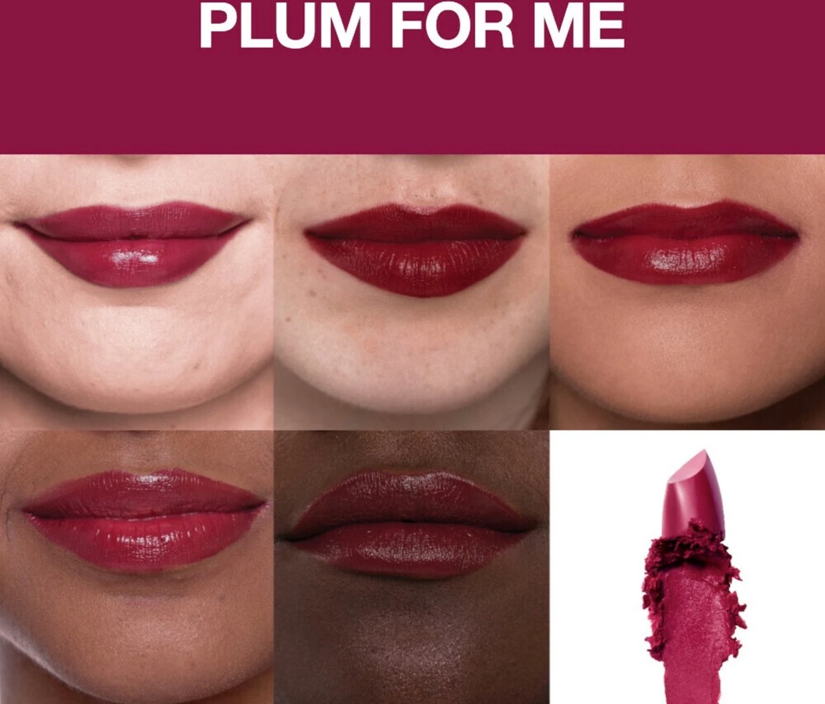Maybelline Color Sensational Made For All Lippenstift - 388 Plum For Me - Paars - Glanzend 6 Maybelline Color Sensational Made For All Lippenstift - 388 Plum For Me - Paars - Glanzend - Afbeelding 4
