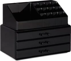 Relaxdays Make-up Organizer - Sieradendoosje - Cosmetica - Zwart 34 Relaxdays Make-up Organizer - Sieradendoosje - Cosmetica - Zwart -Modecosmetica Winkel 1200x1029 2