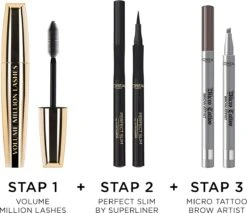 L’Oréal Paris - Volume Million Lashes - Zwart - Volume Mascara - 10.7 Ml 25 L’Oréal Paris - Volume Million Lashes - Zwart - Volume Mascara - 10.7 Ml -Modecosmetica Winkel 1200x1036