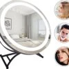 Great's® Make Up Spiegel Met LED Verlichting - ⌀ 40cm - Visagie Spiegel Rond - Extra Close Up Spiegeltje 10x - Zwart 2 Great's® Make Up Spiegel Met LED Verlichting - ⌀ 40cm - Visagie Spiegel Rond - Extra Close Up Spiegeltje 10x - Zwart -Modecosmetica Winkel 1200x1040 2