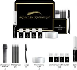 BluGo Brow Lamination Kit - Lash Lift - Wenkbrauwgel - Wimperlifting Set - Brow Soap - Eyelash Lift - Wimperverf - Brow Gel - Starterkit -Modecosmetica Winkel 1200x1095 3