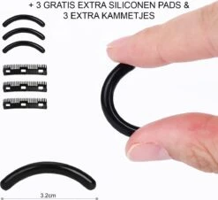 INTER-ESQUE® Wimperkruller - Eyelash Curler + 3x Gratis Extra Siliconen Pad & 3x Extra Kam - Zwart 13 INTER-ESQUE® Wimperkruller - Eyelash Curler + 3x Gratis Extra Siliconen Pad & 3x Extra Kam - Zwart -Modecosmetica Winkel 1200x1099 1