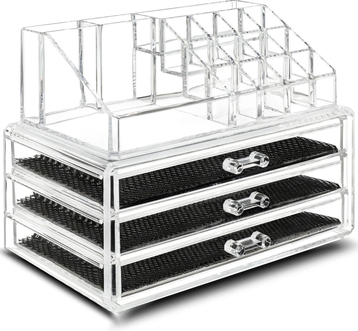 Merkloos Make-up Organizer, Make Up Opberger, 3 Laden, Opbergdoos, Make-up Bewaardoos 3 Merkloos Make-up Organizer, Make Up Opberger, 3 Laden, Opbergdoos, Make-up Bewaardoos