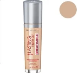 Rimmel London Rimmel Lasting Finish Breathable Foundation - 100 Ivory 25 Rimmel London Rimmel Lasting Finish Breathable Foundation - 100 Ivory -Modecosmetica Winkel 1200x1138