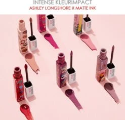 Maybelline Superstay Langhoudende Lippenstift - Matte Ink X Ashley Longshore - 40 Believer - Paars - Limited Edition 16 Maybelline Superstay Langhoudende Lippenstift - Matte Ink X Ashley Longshore - 40 Believer - Paars - Limited Edition -Modecosmetica Winkel 1200x1150 2