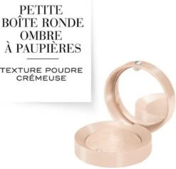 Bourjois Little Round Pot Oogschaduw - 01 Blanc'Voutant -Modecosmetica Winkel 1200x1152 1