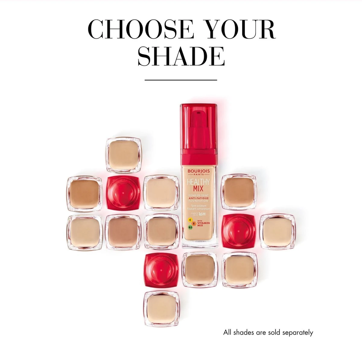 Bourjois Healthy Mix Foundation - 56 Light Bronze 7 Bourjois Healthy Mix Foundation - 56 Light Bronze - Afbeelding 5