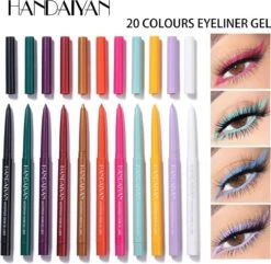 HANDAIYAN Sneldrogend Waterdicht En Niet Gemakkelijk Uit Te Vegen Kleur Eyeliner 20 Kleuren 10 HANDAIYAN Sneldrogend Waterdicht En Niet Gemakkelijk Uit Te Vegen Kleur Eyeliner 20 Kleuren -Modecosmetica Winkel 1200x1173 8