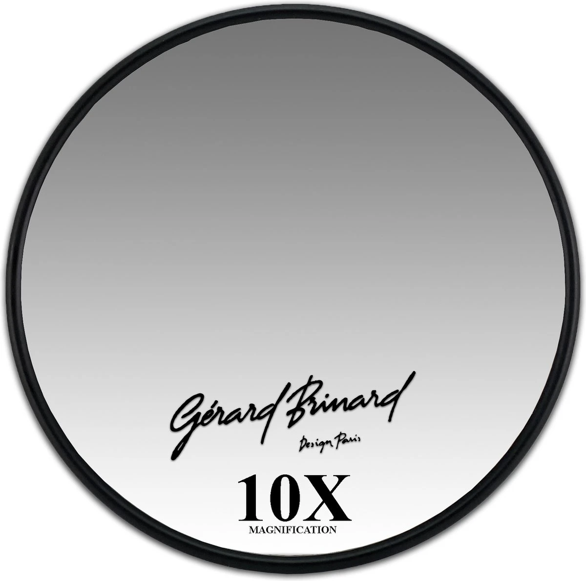 Gérard Brinard Make-up Zuignap Spiegel Mat Zwart Ø15cm 10X Vergroting 3 Gérard Brinard Make-up Zuignap Spiegel Mat Zwart Ø15cm 10X Vergroting