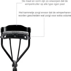 INTER-ESQUE® Wimperkruller - Eyelash Curler + 3x Gratis Extra Siliconen Pad & 3x Extra Kam - Zwart 14 INTER-ESQUE® Wimperkruller - Eyelash Curler + 3x Gratis Extra Siliconen Pad & 3x Extra Kam - Zwart -Modecosmetica Winkel 1200x1196 7