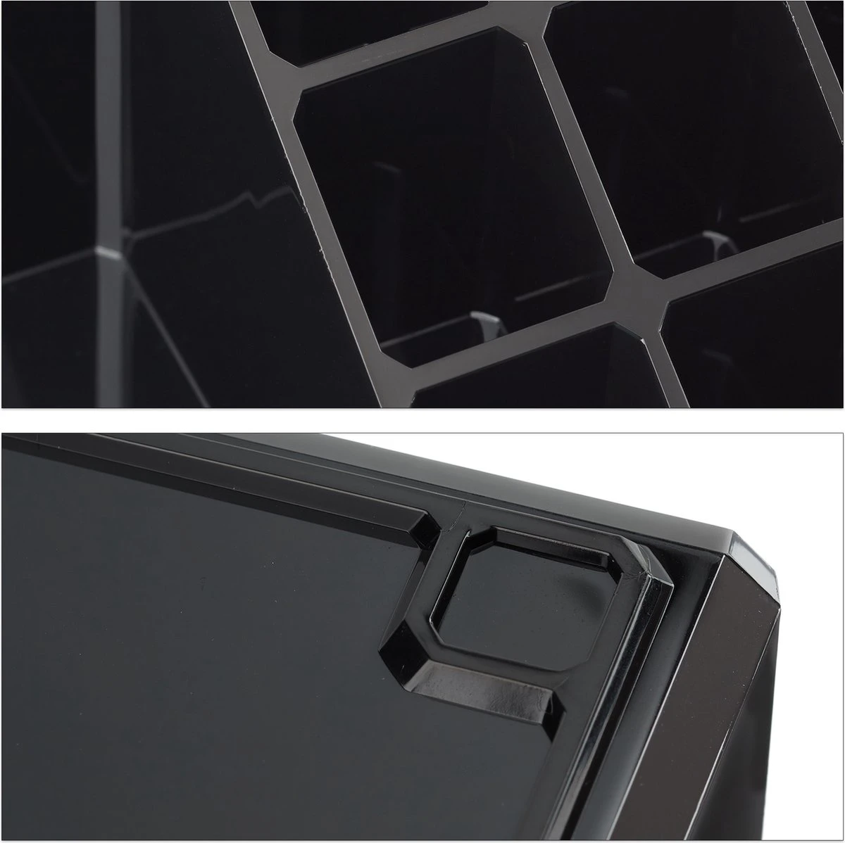 Relaxdays Make-up Organizer - Sieradendoosje - Cosmetica - Zwart 17 Relaxdays Make-up Organizer - Sieradendoosje - Cosmetica - Zwart - Afbeelding 15