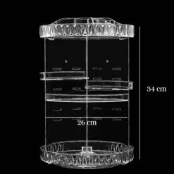 LuZana Make-Up Organizer - Beauty Organizer Voor Make Up - 360° Roterend - Opbergbox - Opbergdoos Cosmetica - Sieradendoos - Nagellak - Lippenstift - Transparant - Cadeautje Voor Vrouw 18 LuZana Make-Up Organizer - Beauty Organizer Voor Make Up - 360° Roterend - Opbergbox - Opbergdoos Cosmetica - Sieradendoos - Nagellak - Lippenstift - Transparant - Cadeautje Voor Vrouw -Modecosmetica Winkel 1200x1199 7