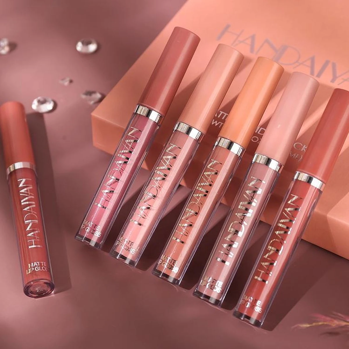 HANDAIYAN® | Liquid Lipsticks | Set Van 6 | Matte Lippenstift | Vloeibare Lippenstift | Waterproof | Make Up Set | Geschenkset | Giftset | Lipstick | Lippenstift | Lipgloss | Lip Gloss 7 HANDAIYAN® | Liquid Lipsticks | Set Van 6 | Matte Lippenstift | Vloeibare Lippenstift | Waterproof | Make Up Set | Geschenkset | Giftset | Lipstick | Lippenstift | Lipgloss | Lip Gloss - Afbeelding 5