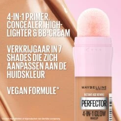 Maybelline Instant Anti-Age Perfector 4-in-1 Glow Light - Primer, Concealer, Highlighter En BB-Cream In één - 20 Ml 20 Maybelline Instant Anti-Age Perfector 4-in-1 Glow Light - Primer, Concealer, Highlighter En BB-Cream In één - 20 Ml -Modecosmetica Winkel 1200x1200 196