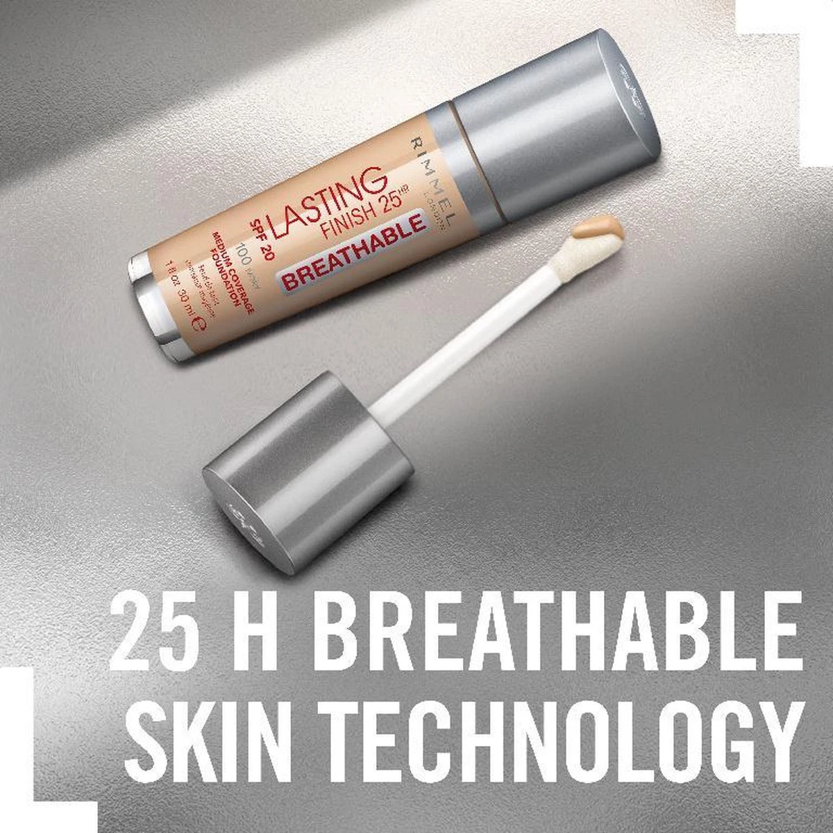 Rimmel London Rimmel Lasting Finish Breathable Foundation - 100 Ivory 17 Rimmel London Rimmel Lasting Finish Breathable Foundation - 100 Ivory - Afbeelding 15