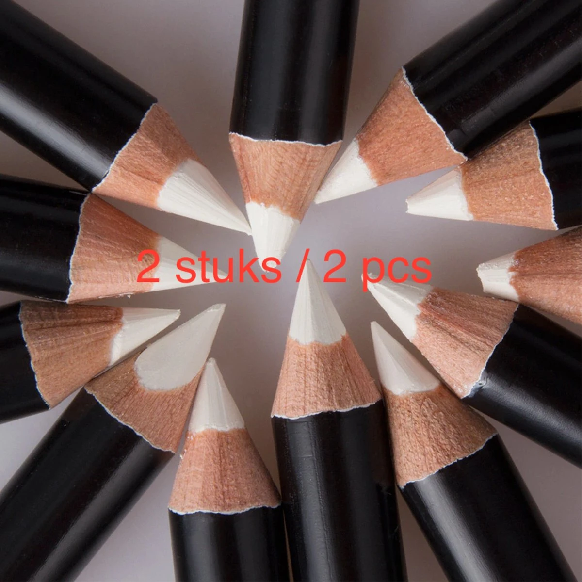 Witte Soft Eyeliner - 2 Stuks - Zachte Eyeliner - White Eyeliner - 2 Pieces - 4 Witte Soft Eyeliner - 2 Stuks - Zachte Eyeliner - White Eyeliner - 2 Pieces - - Afbeelding 2