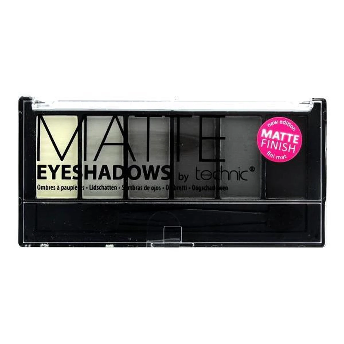Technic Matte Oogschaduw Palette - Grey 4 Technic Matte Oogschaduw Palette - Grey - Afbeelding 2