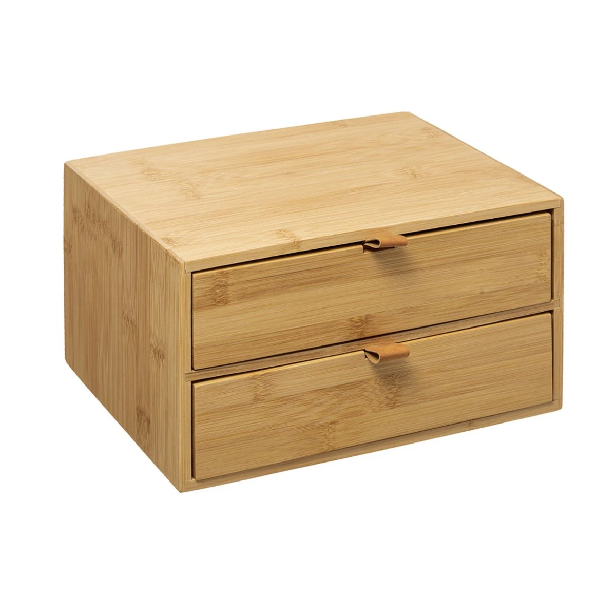 Five® Bamboe Bakjes Met 2 Lades - Hout - Duurzaam - 2 Lades (25 X 14,5 X 20) 3 Five® Bamboe Bakjes Met 2 Lades - Hout - Duurzaam - 2 Lades (25 X 14,5 X 20)