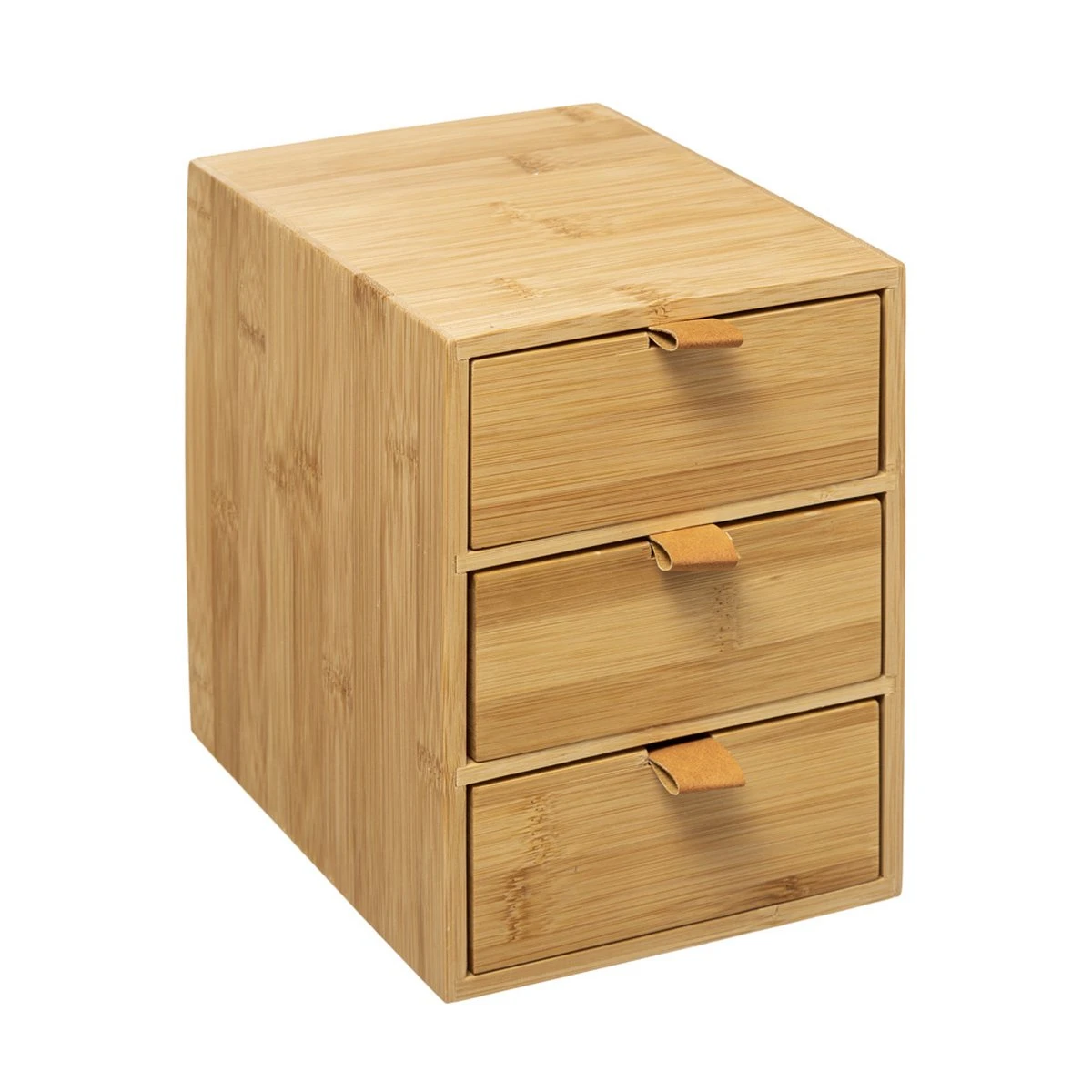 Five® Bamboe Bakjes Met 2 Lades - Hout - Duurzaam - 2 Lades (25 X 14,5 X 20) 6 Five® Bamboe Bakjes Met 2 Lades - Hout - Duurzaam - 2 Lades (25 X 14,5 X 20) - Afbeelding 4