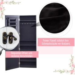 HOMCOM 2-in-1 Sieradenkast Wandspiegel Spiegelkast Sieraden Ladekast Spiegel 833-102WT 21 HOMCOM 2-in-1 Sieradenkast Wandspiegel Spiegelkast Sieraden Ladekast Spiegel 833-102WT -Modecosmetica Winkel 1200x1200 560