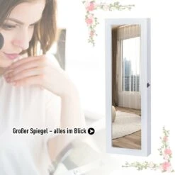 HOMCOM 2-in-1 Sieradenkast Wandspiegel Spiegelkast Sieraden Ladekast Spiegel 833-102WT 23 HOMCOM 2-in-1 Sieradenkast Wandspiegel Spiegelkast Sieraden Ladekast Spiegel 833-102WT -Modecosmetica Winkel 1200x1200 562