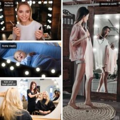 Gadgy Hollywood Spiegel Met Verlichting – Spiegel Met Licht - 10 LED Lampen - Dimbaar (SPIEGEL NIET INBEGREPEN) 12 Gadgy Hollywood Spiegel Met Verlichting – Spiegel Met Licht - 10 LED Lampen - Dimbaar (SPIEGEL NIET INBEGREPEN) -Modecosmetica Winkel 1200x1200 568