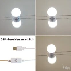 Gadgy Hollywood Spiegel Met Verlichting – Spiegel Met Licht - 10 LED Lampen - Dimbaar (SPIEGEL NIET INBEGREPEN) 14 Gadgy Hollywood Spiegel Met Verlichting – Spiegel Met Licht - 10 LED Lampen - Dimbaar (SPIEGEL NIET INBEGREPEN) -Modecosmetica Winkel 1200x1200 569