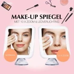 Melodii ML10X - Make Up Spiegel Met LED Verlichting - Scheerspiegel - 10x Vergroting - Met Tru-Daylight Verlichting - Voor Hem En Voor Haar -Modecosmetica Winkel 1200x1200 572