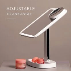 LED Make-up Spiegel Met 3 Lichtinstellingen En 15x Vergrotingsspiegel - Kies Tussen Natuurlijk Daglicht, Zacht Wit Of Neutraal Wit Licht (Aura) -Modecosmetica Winkel 1200x1200 615