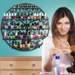 Confibel Nagellak Houder - Nagellak Flesjes Organizer - Essentiële Oliën Organizer - Rek Voor Flesjes - Wanddecoratie - Zwart 19 Confibel Nagellak Houder - Nagellak Flesjes Organizer - Essentiële Oliën Organizer - Rek Voor Flesjes - Wanddecoratie - Zwart -Modecosmetica Winkel 1200x1200 644