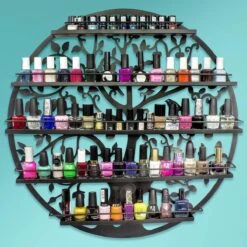Confibel Nagellak Houder - Nagellak Flesjes Organizer - Essentiële Oliën Organizer - Rek Voor Flesjes - Wanddecoratie - Zwart 20 Confibel Nagellak Houder - Nagellak Flesjes Organizer - Essentiële Oliën Organizer - Rek Voor Flesjes - Wanddecoratie - Zwart -Modecosmetica Winkel 1200x1200 645
