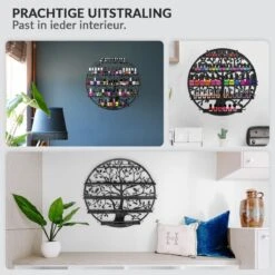 Confibel Nagellak Houder - Nagellak Flesjes Organizer - Essentiële Oliën Organizer - Rek Voor Flesjes - Wanddecoratie - Zwart 27 Confibel Nagellak Houder - Nagellak Flesjes Organizer - Essentiële Oliën Organizer - Rek Voor Flesjes - Wanddecoratie - Zwart -Modecosmetica Winkel 1200x1200 650