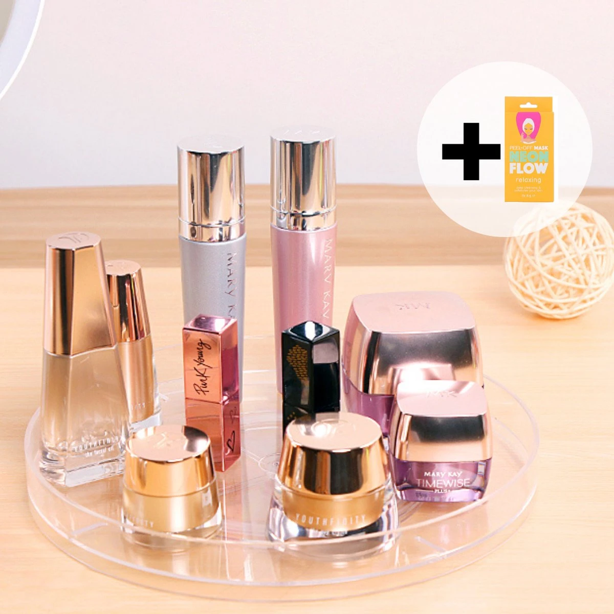 Merkloos Make Up Draaiplateau Organiser Plus Extra Gezichtsmasker - Make Up Organizer Transparant - 24cm - Make-up Organiser Transparant - Lazy Susan Draaiplateau - Draaiplateau - Draaischijf - Badkamer Organizer - Draaischijf - Make Up Doos - Bwa Commerce 3 Merkloos Make Up Draaiplateau Organiser Plus Extra Gezichtsmasker - Make Up Organizer Transparant - 24cm - Make-up Organiser Transparant - Lazy Susan Draaiplateau - Draaiplateau - Draaischijf - Badkamer Organizer - Draaischijf - Make Up Doos - Bwa Commerce