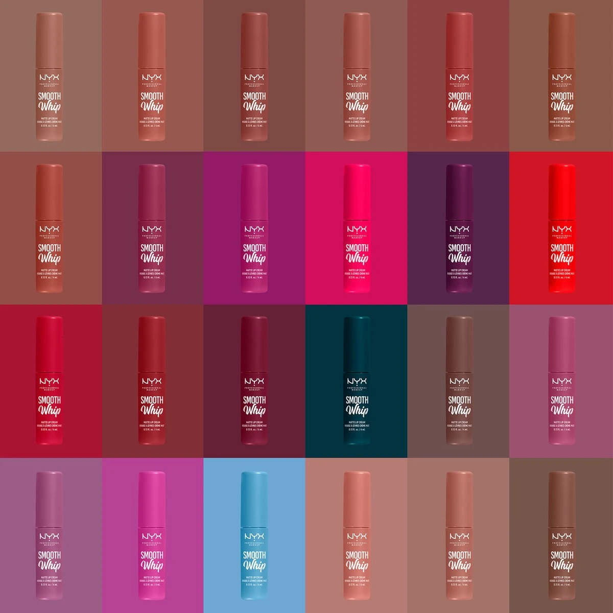 NYX Professional Makeup - Smooth Whip Matte Lip Cream Thread Count - Vloeibare Lippenstift - 4ML 9 NYX Professional Makeup - Smooth Whip Matte Lip Cream Thread Count - Vloeibare Lippenstift - 4ML - Afbeelding 7
