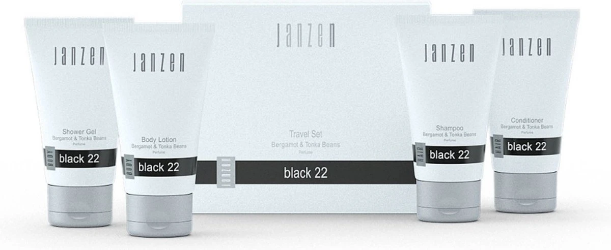 JANZEN Travel Set Black 22 3 JANZEN Travel Set Black 22
