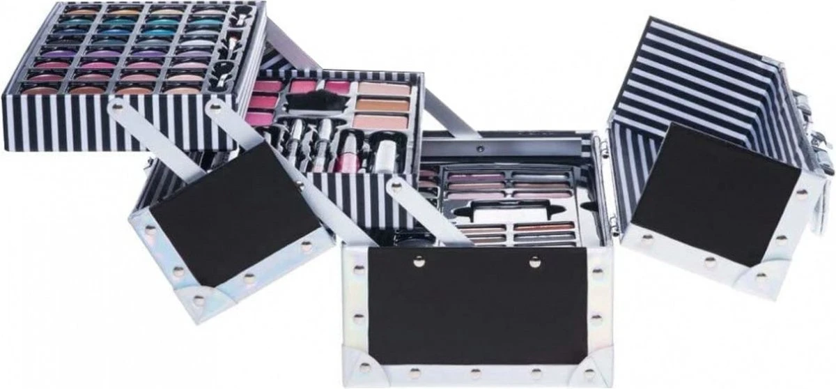 Luxe Make-up Koffer 75 Delig - Make Up Koffer Met Inhoud - Make Up Koffer Meisjes - Make Up Koffer Kinderen 4 Luxe Make-up Koffer 75 Delig - Make Up Koffer Met Inhoud - Make Up Koffer Meisjes - Make Up Koffer Kinderen - Afbeelding 2