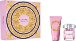 Versace Bright Crystal Gift Set 30 Ml Eau De Toilette Spray + 50 Ml Bodylotion