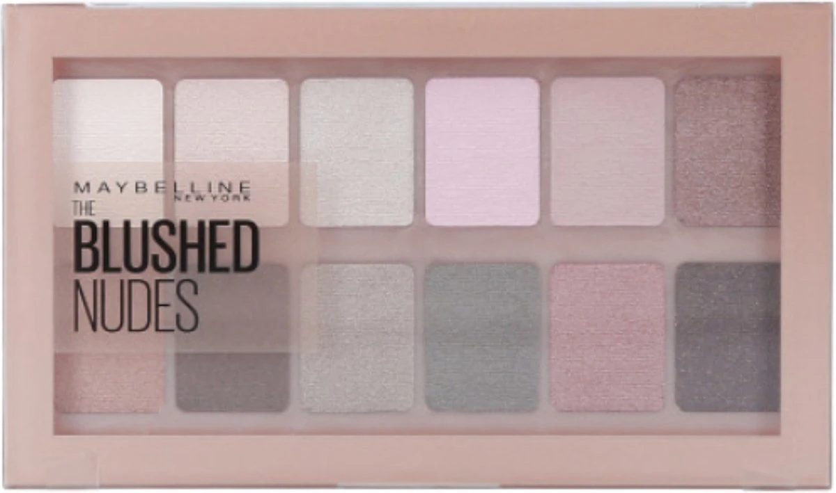 Maybelline The Blushed Nudes OogschaduwPalette - 12 Roze Nude Tinten 18 Maybelline The Blushed Nudes OogschaduwPalette - 12 Roze Nude Tinten - Afbeelding 16