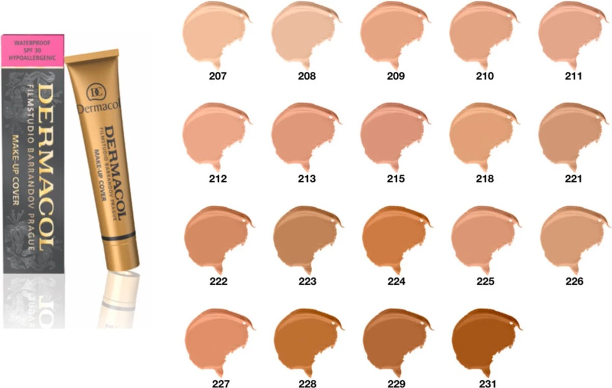 Dermacol - Make-Up Cover Make-Up For A Clear And Unified Skin 30 Ml - # 210 9 Dermacol - Make-Up Cover Make-Up For A Clear And Unified Skin 30 Ml - # 210 - Afbeelding 7