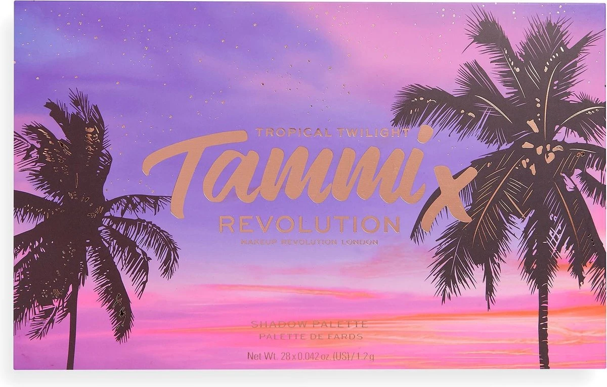 Makeup Revolution - Tammi - Tropical Twilight Palette 8 Makeup Revolution - Tammi - Tropical Twilight Palette - Afbeelding 6