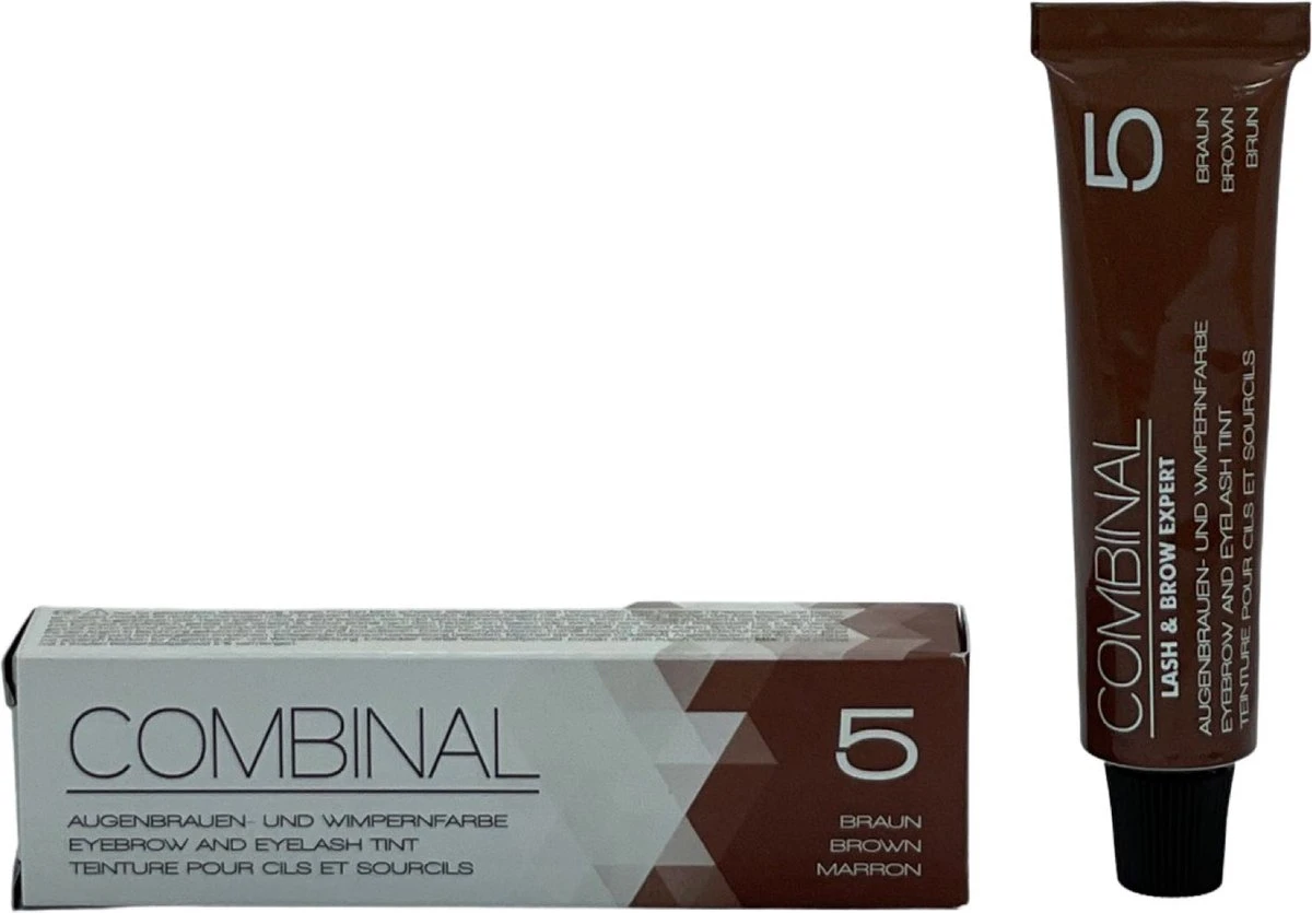 Combinal Wenkbrauw En Wimperverf - Bruin + Combinal Waterstofperoxide 5% - Wimpers - Wenkbrauwen - Wenkbrauwverf - Combideal 5 Combinal Wenkbrauw En Wimperverf - Bruin + Combinal Waterstofperoxide 5% - Wimpers - Wenkbrauwen - Wenkbrauwverf - Combideal - Afbeelding 3
