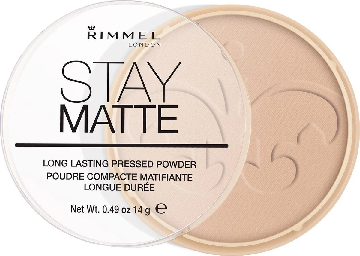 Rimmel London Stay Matte Pressed Powder - 005 Silky Beige 6 Rimmel London Stay Matte Pressed Powder - 005 Silky Beige - Afbeelding 4